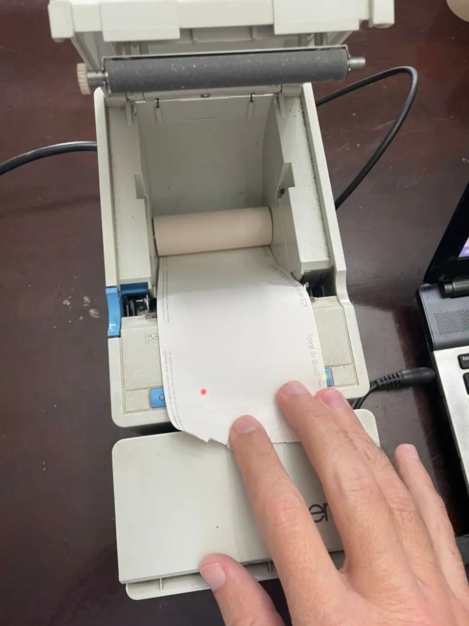 KIT IMPRESSORA DE CUPOM E AUTENTICADORA + LEITOR DE CODIGO DE BARRAS - Foto 2
