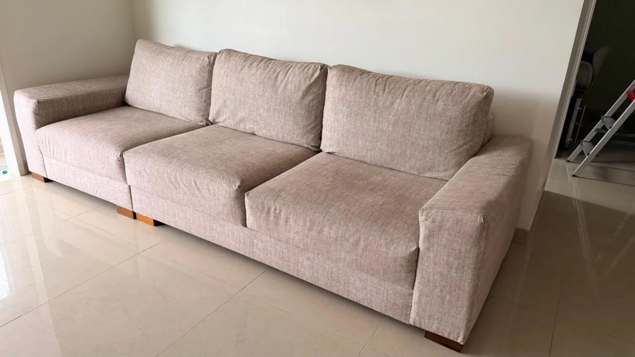 Conjunto de Sofás + 2 Poltronas Giratórias | Excelente Estado - Foto 5