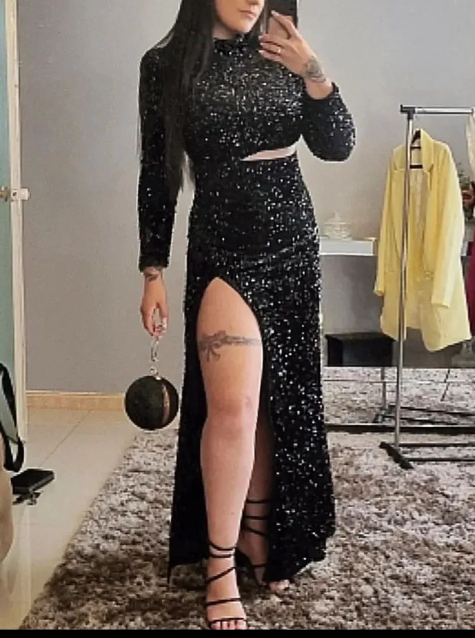 Vestido de paetê 