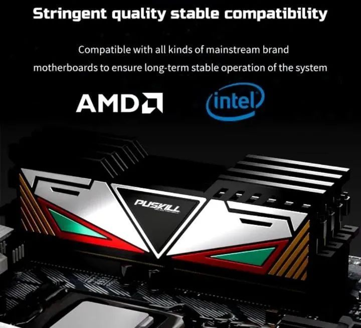 Memória RAM Puskill DDR4 3200 MHz 8 GB - Foto 2