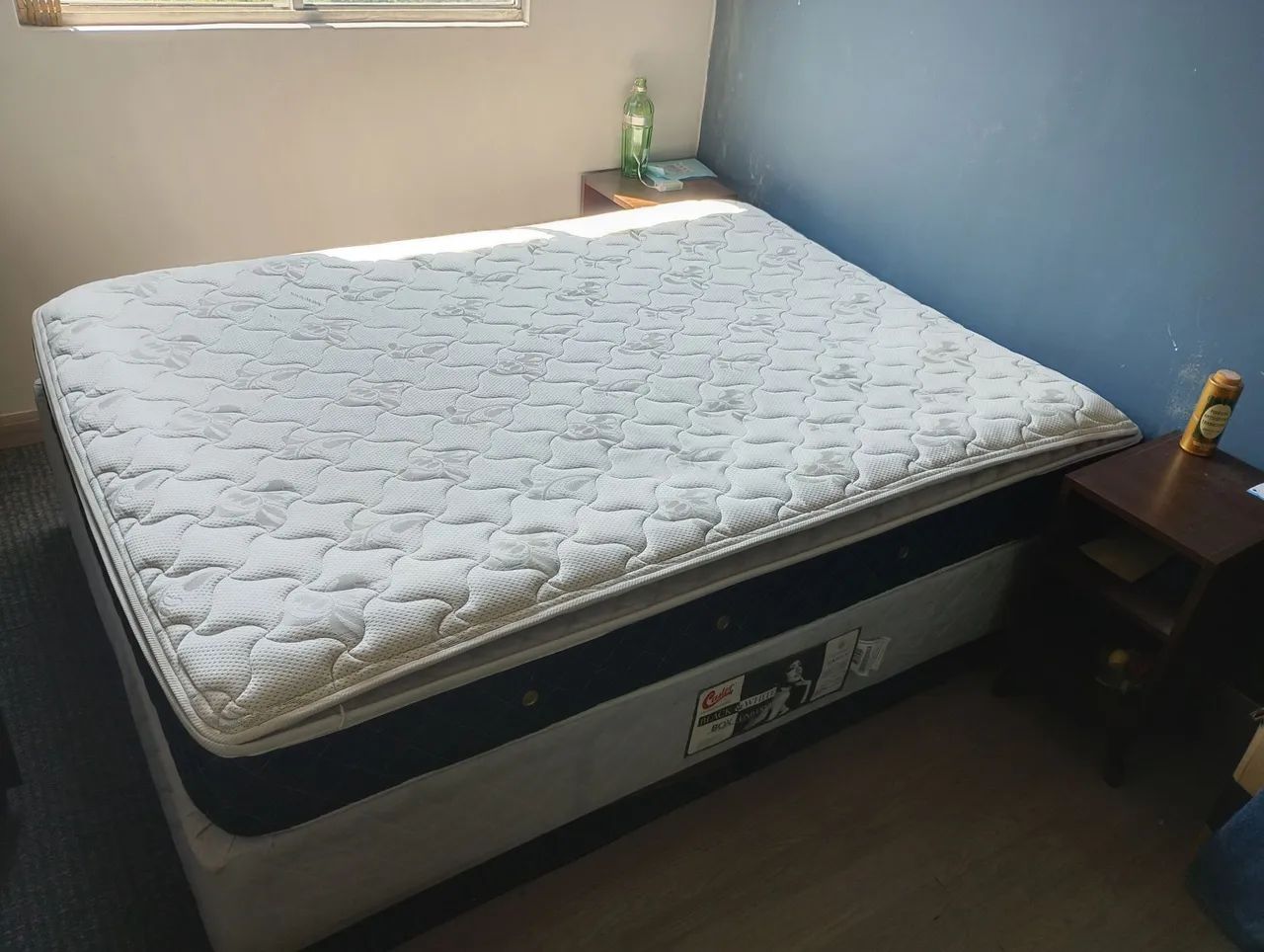 CAMA BOX + COLCHÃO DE MOLAS ENSACADAS CASTOR  - Foto 2