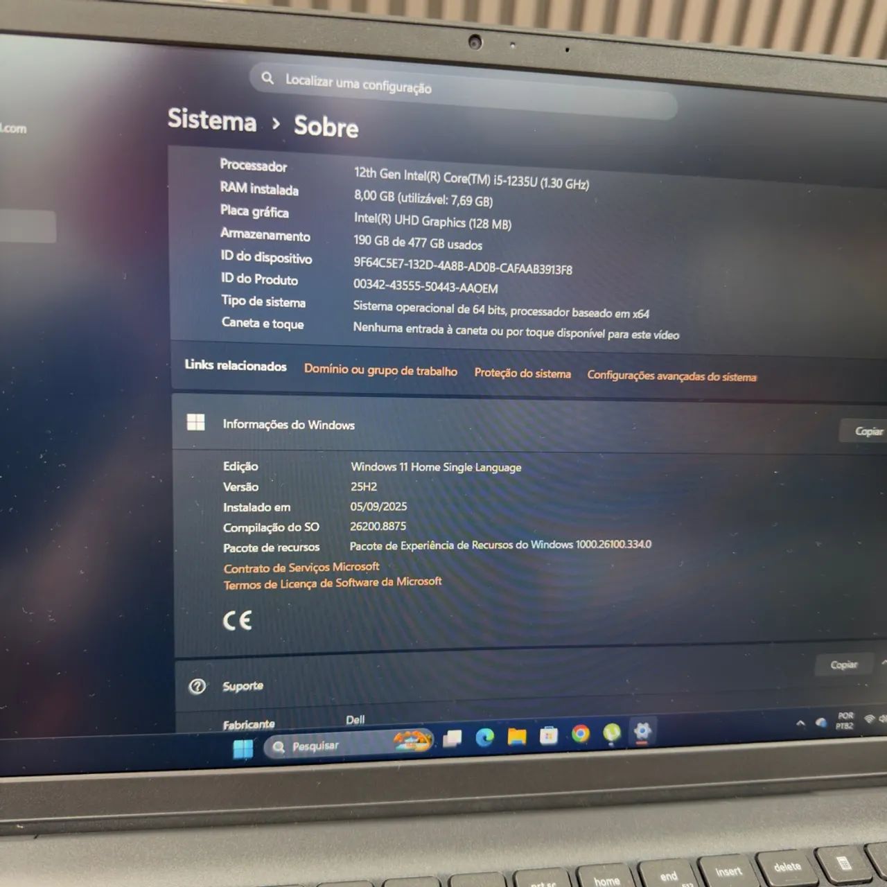 NOTEBOOK 512GB SSD NOVO DELL INSIDE 15 - Foto 2