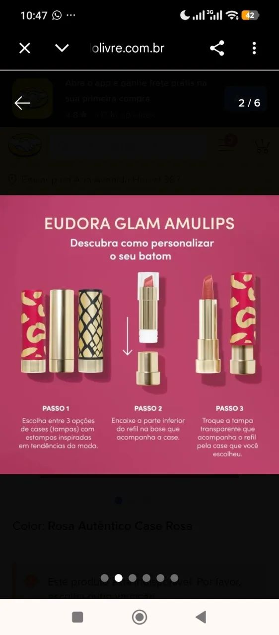 Batom EUDORA  - Foto 2