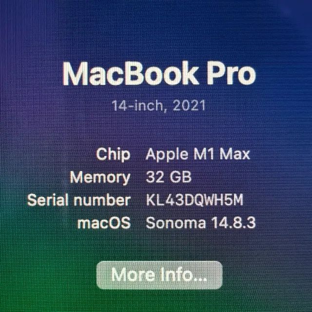 MACBOOK PRO 14 M1 MAX 32GB/1TB - SPACE GRAY - 43 CICLOS - 24GPU COMO NOVO - Foto 4
