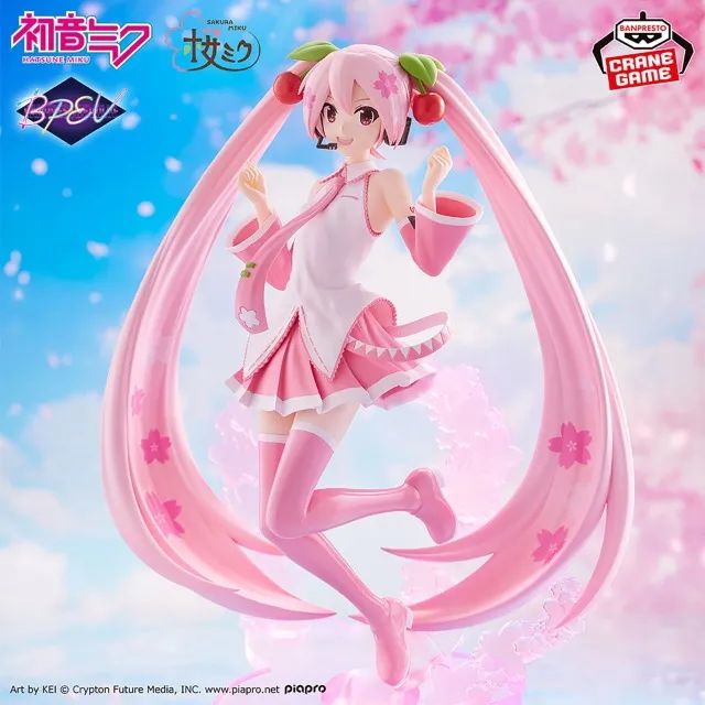 Action Figure Banpresto - Hatsune Miku - Sakura Ver. - Evolve