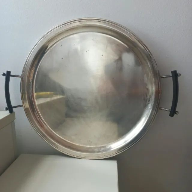 Bandeja Christofle Prata com Alças - Vintage e Decorativa - Foto 2