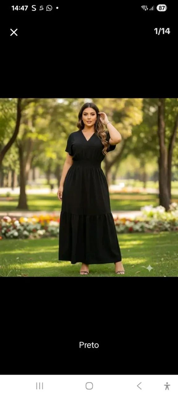 Vestidos plus size até 48 ou mais  - Foto 3