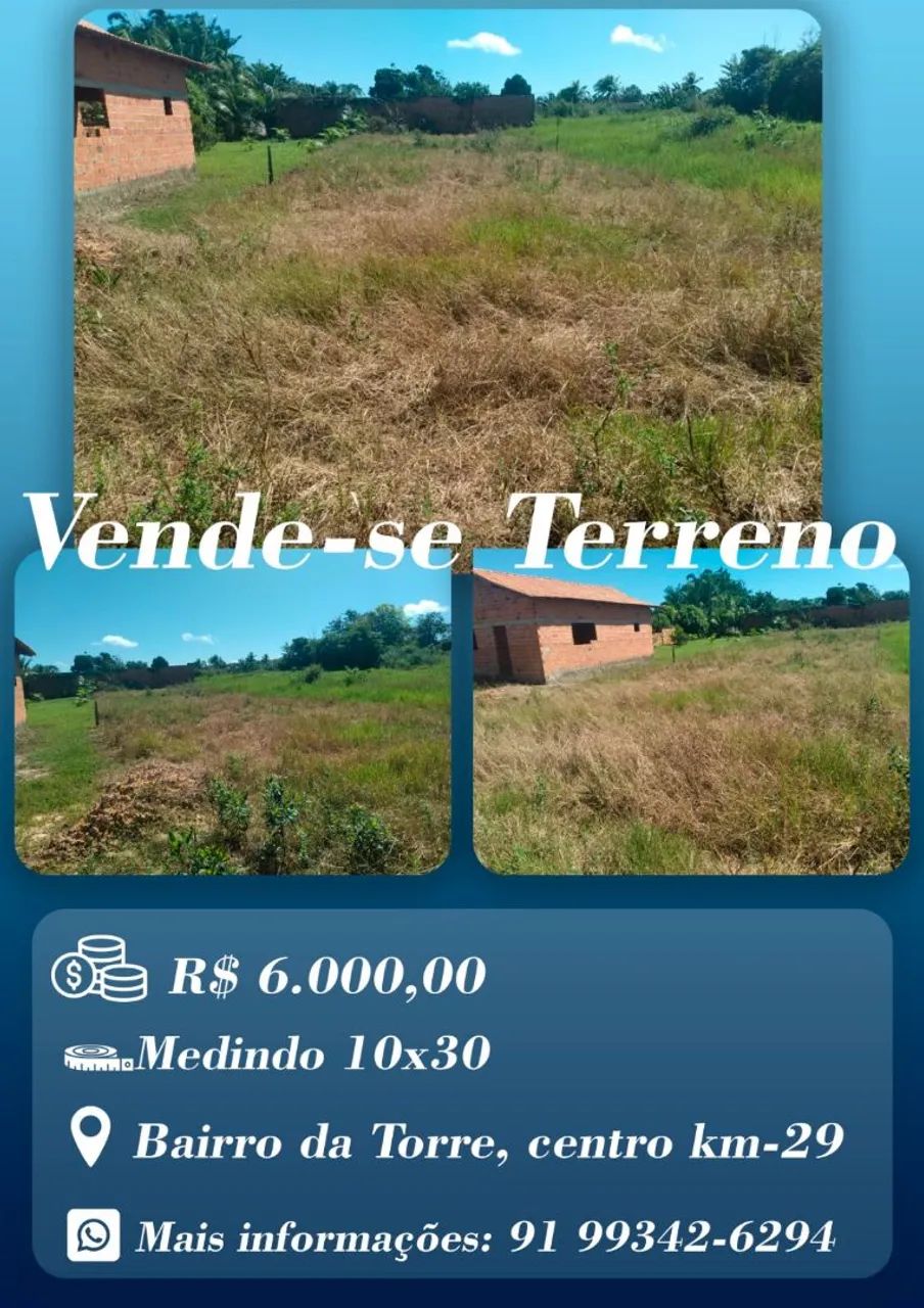 Vende se terreno 