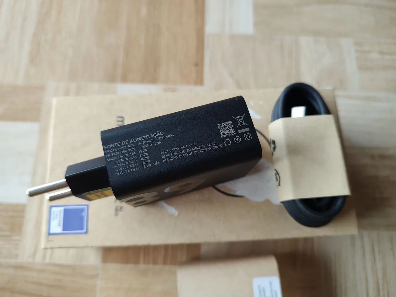 Carregador Motorola 68W - Foto 2