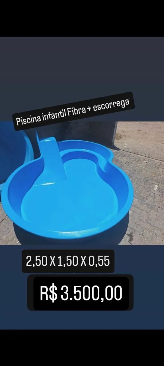 Piscina infantil Fibra 