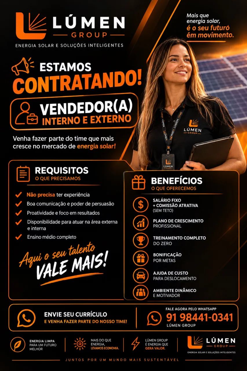 Vendedor interno e externo 