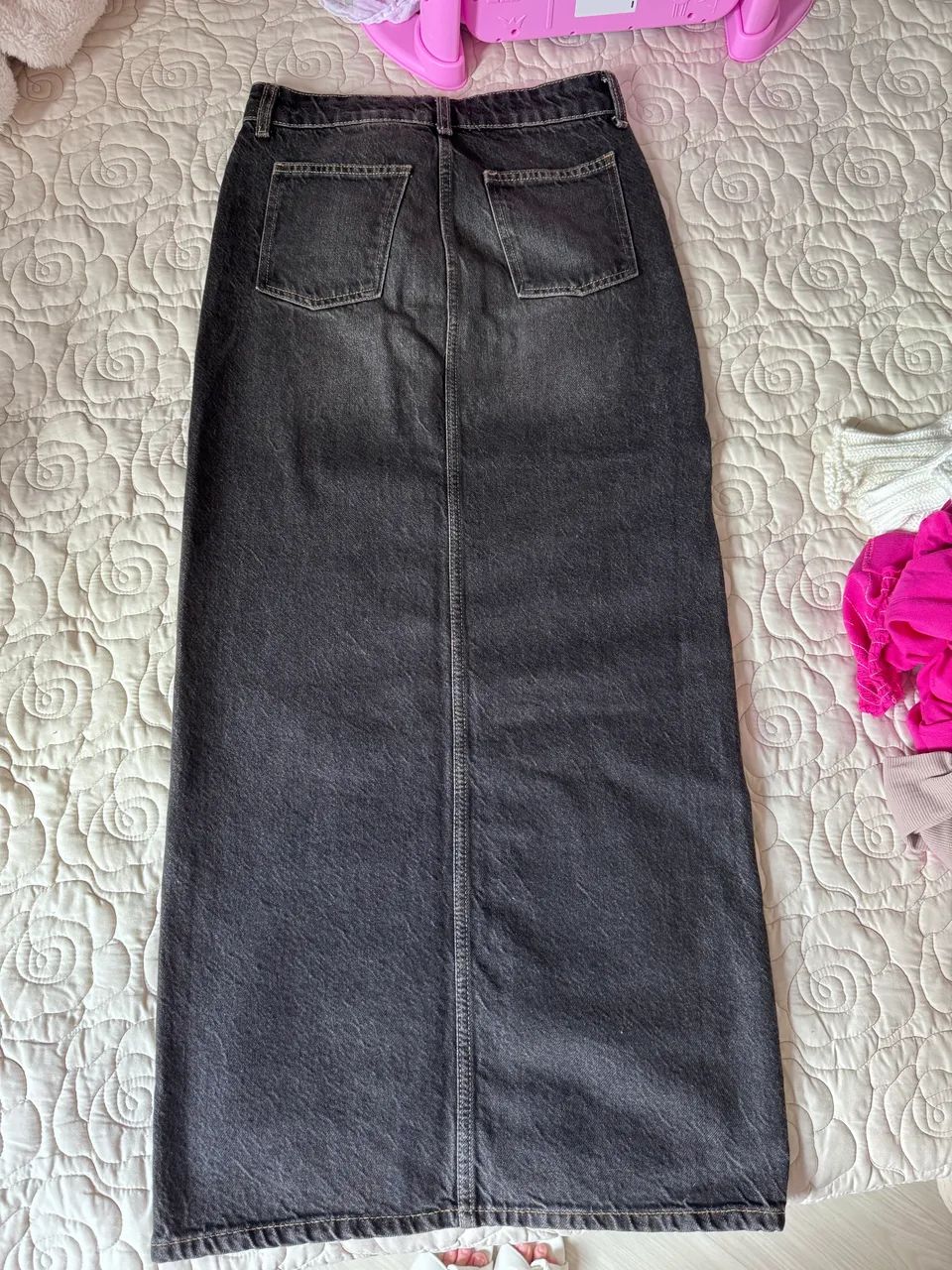 Saia longa jeans  - Foto 2