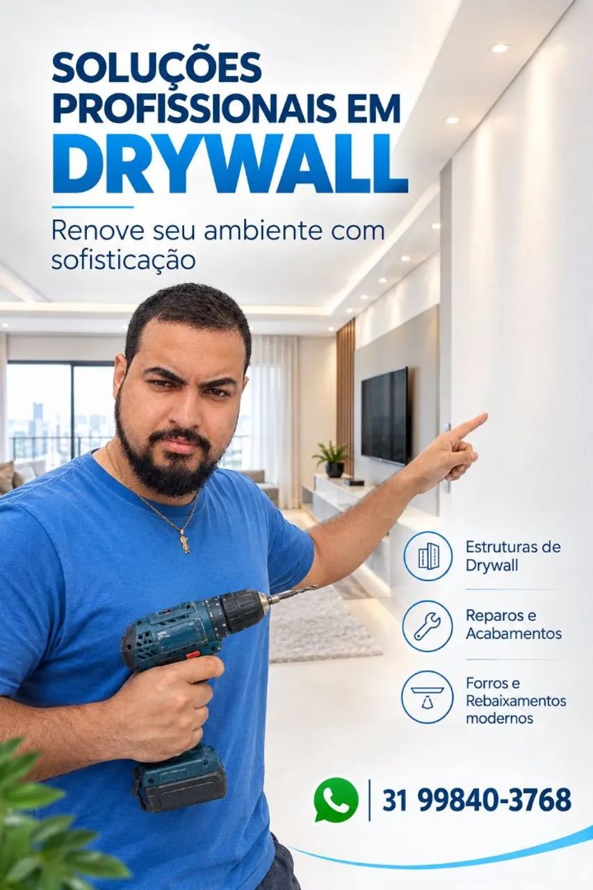 Drywall Reparos, Instalação e Acabamentos