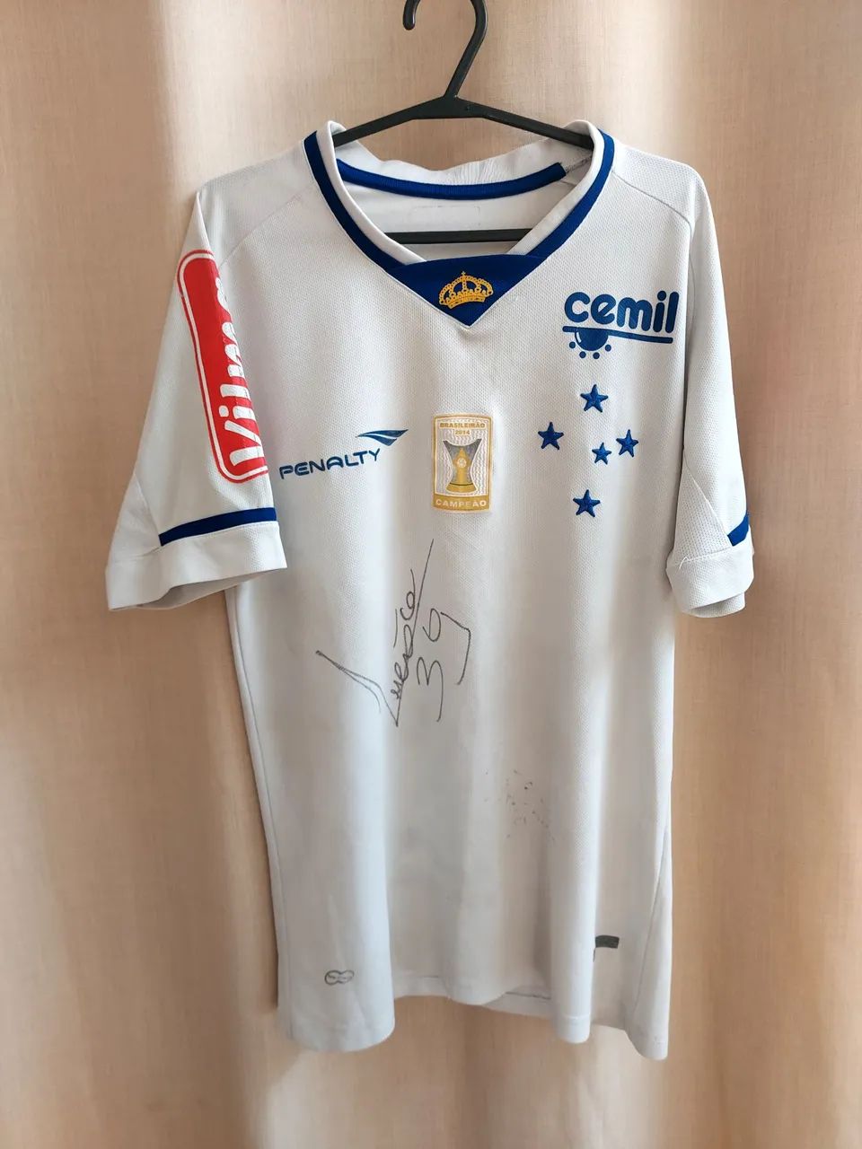 Camisa cruzeiro 2015 assinada