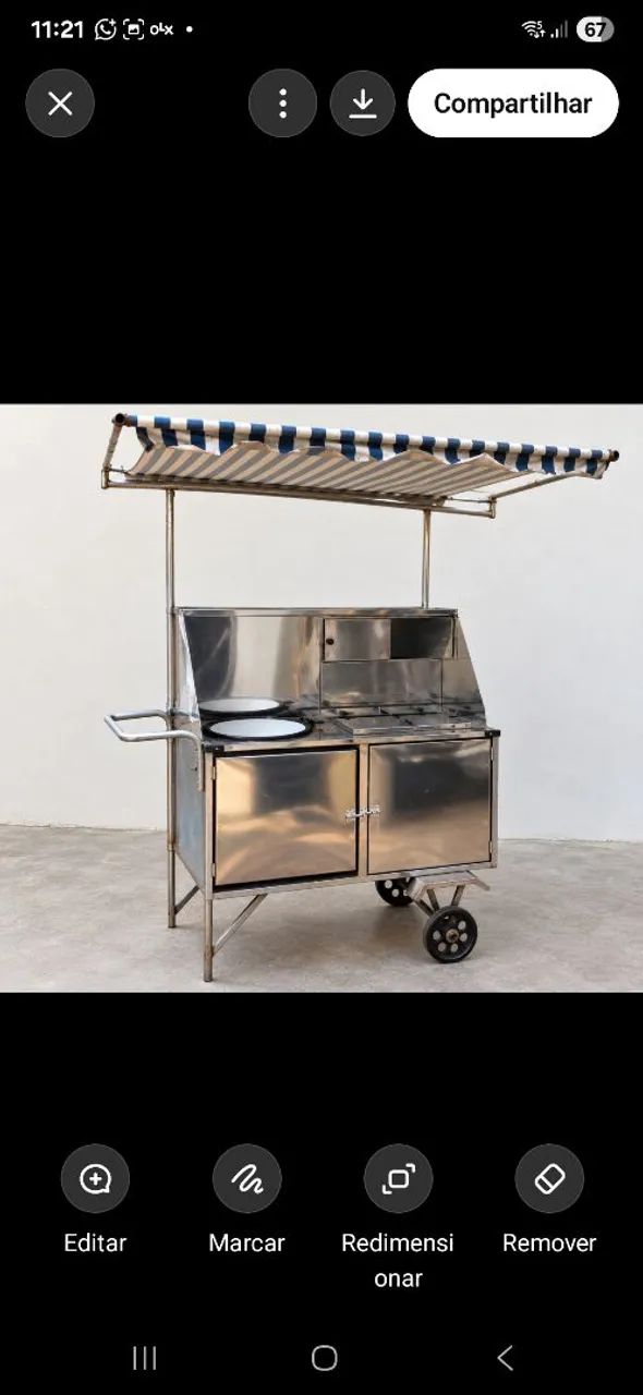 Carrinho lanche 