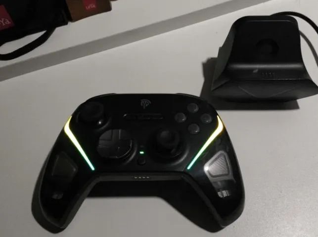 Controle Gamer EasySMX D10 Wireless 2.4G Bluetooth PC Android iOS Nintendo Switch com Dock - Foto 3
