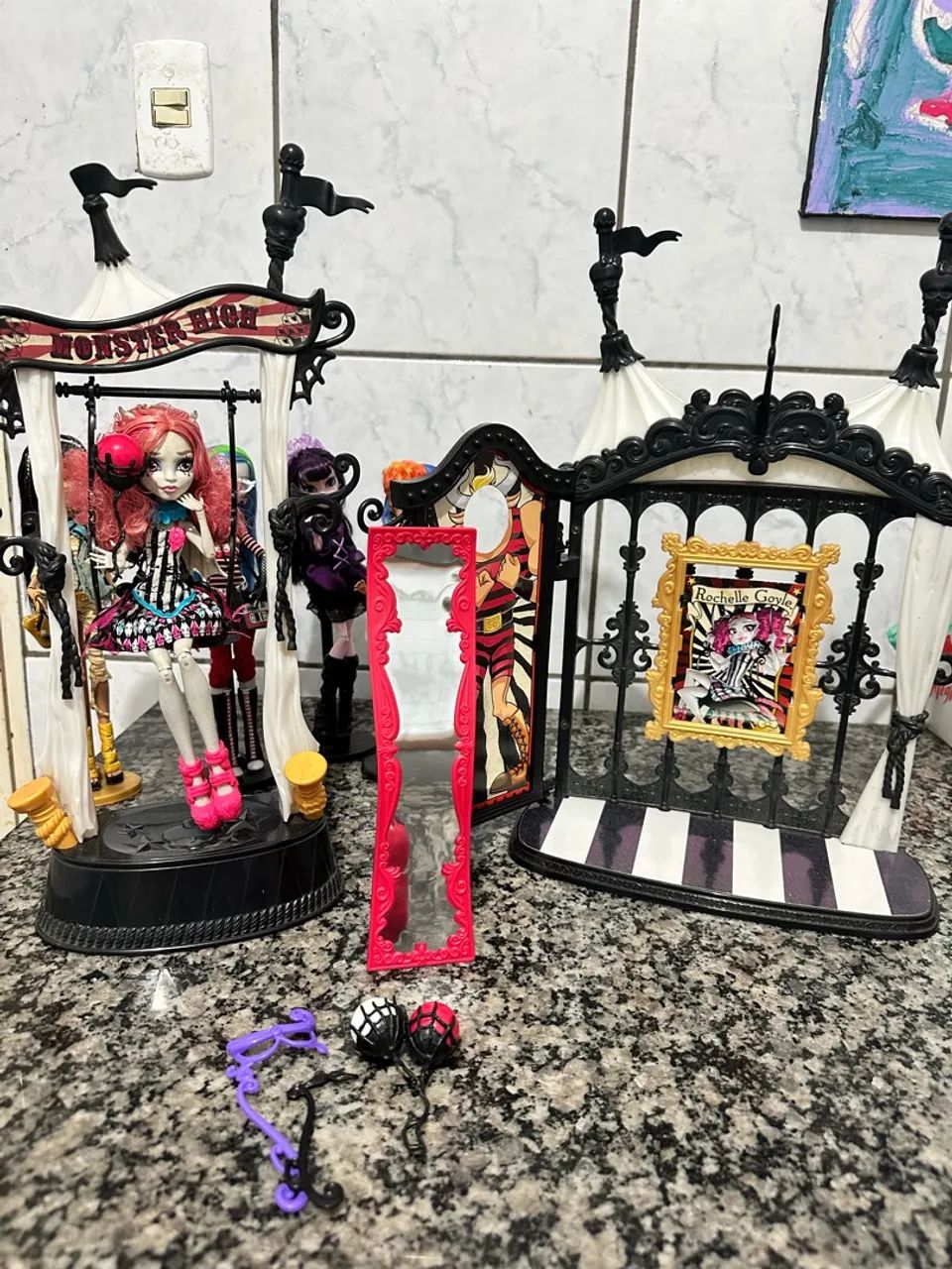 boneca monster high rochelle goyle freak du chic 
