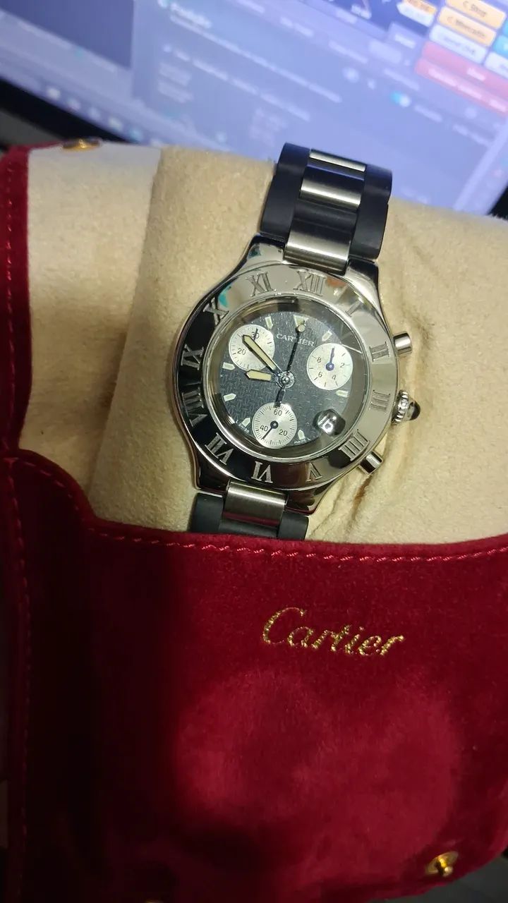 Relogio cartier cronoscaph 21 