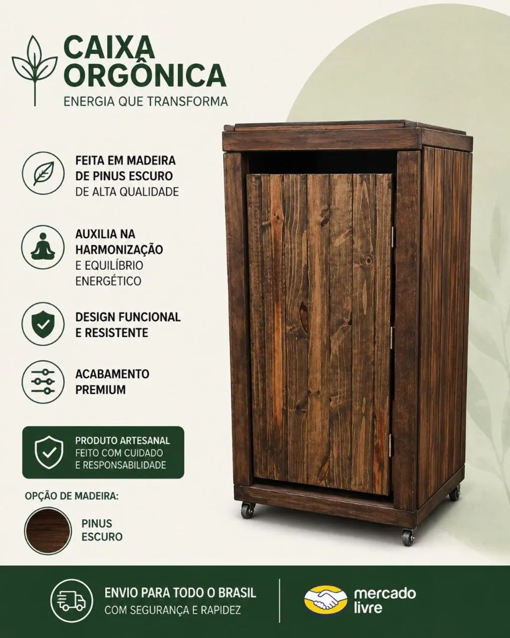 CAIXA ORGÔNICA NOVA com 5 Camadas  - Foto 3
