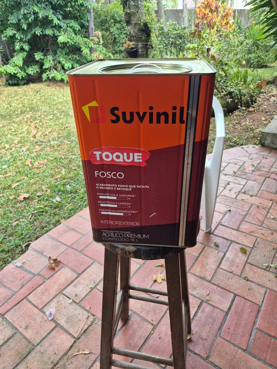 Tinta acrílica Suvinil Toque Palha balde - Foto 2