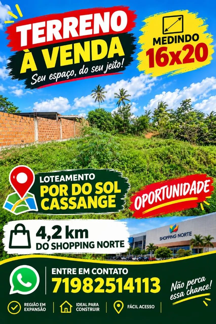 Terreno no Cassange 