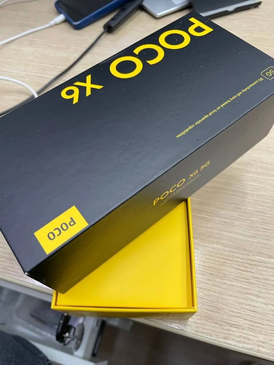 POCO X6 5G 256GB MUITO CONSERVADO COM CAIXA - Foto 5
