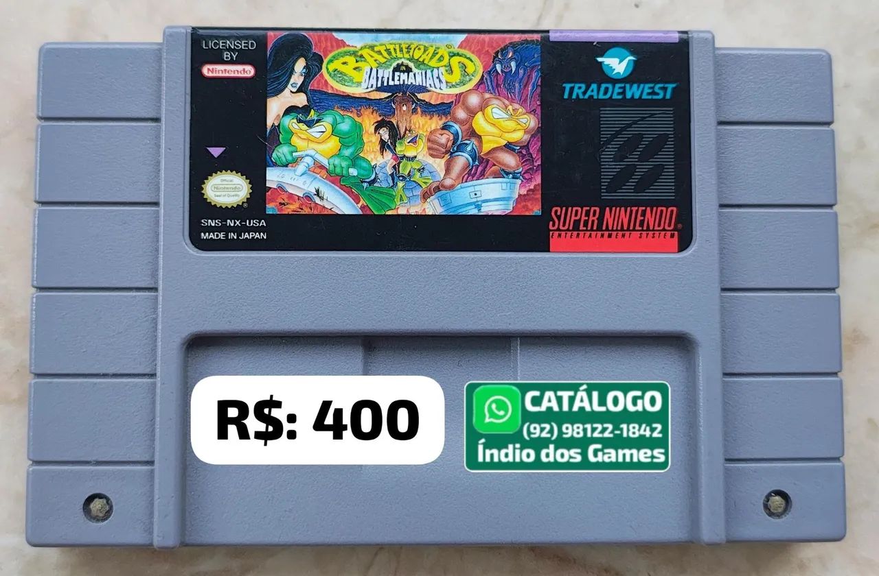 Battletoads In Battlemaniacs = R$: 400
