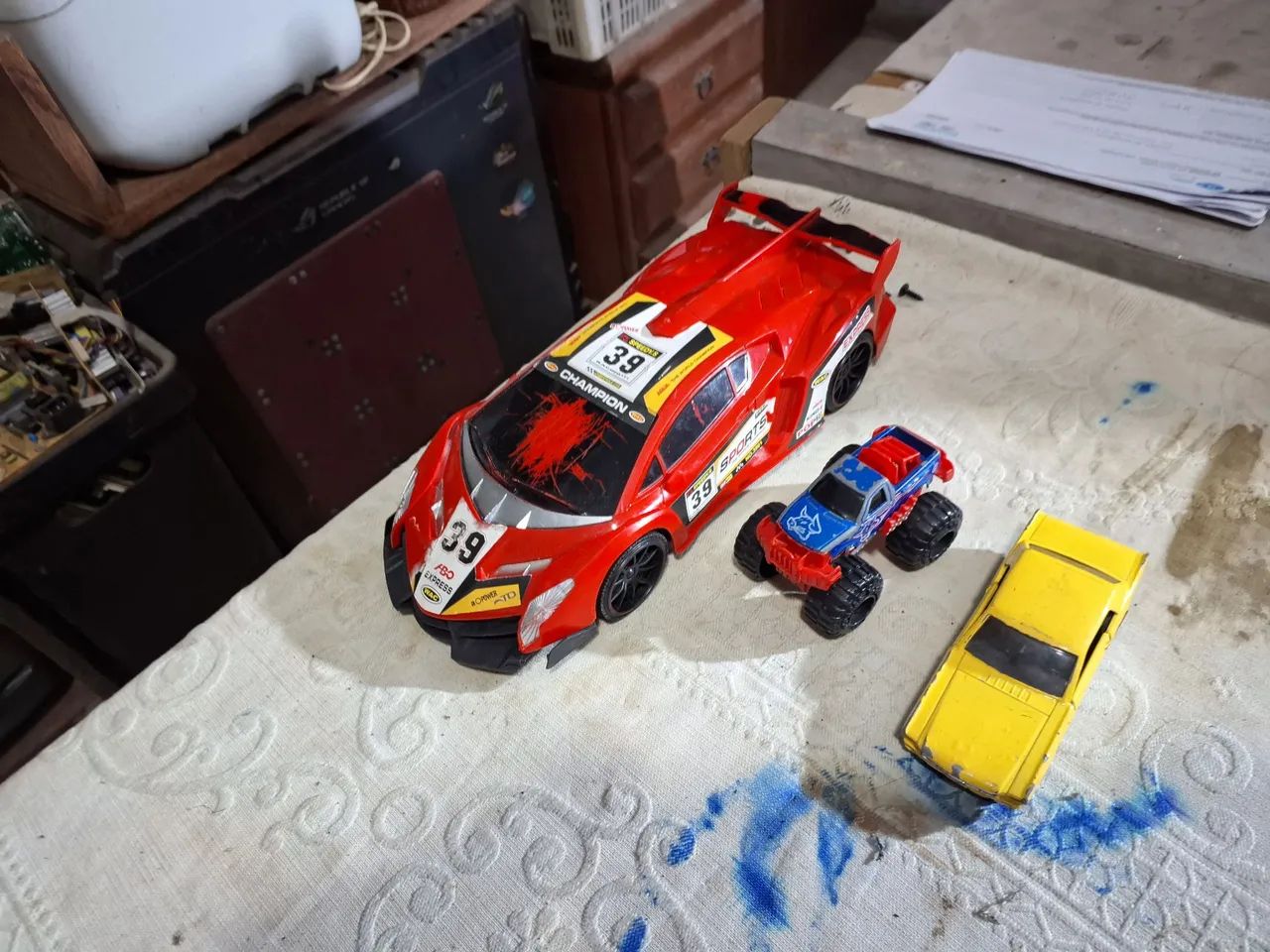 Lote com 3 carrinhos  - Foto 3