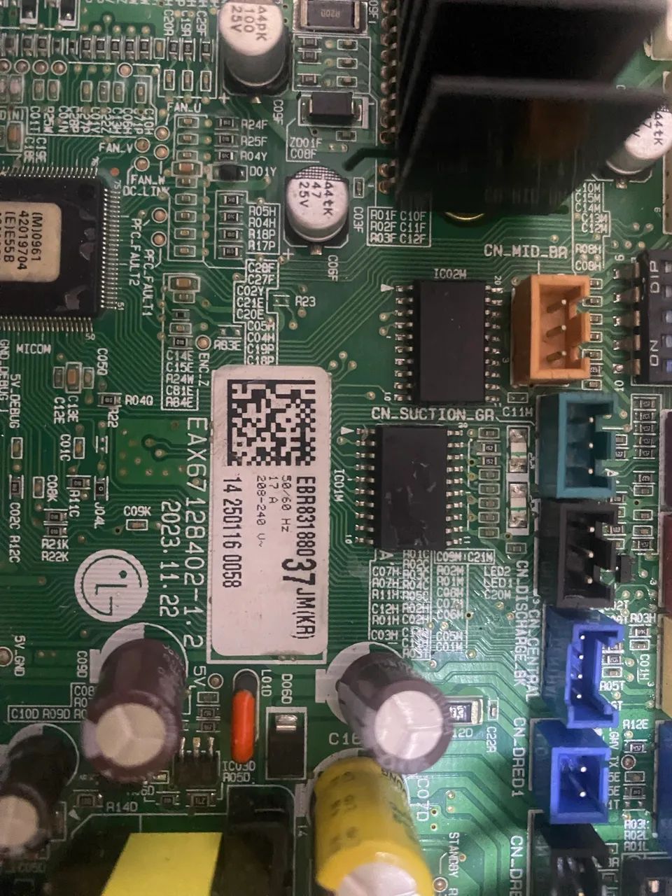Placa eletrônica - Midea 24 mil btus.