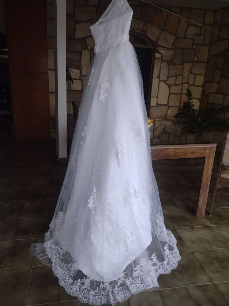 Vestido de Noiva tamanho P - Foto 2