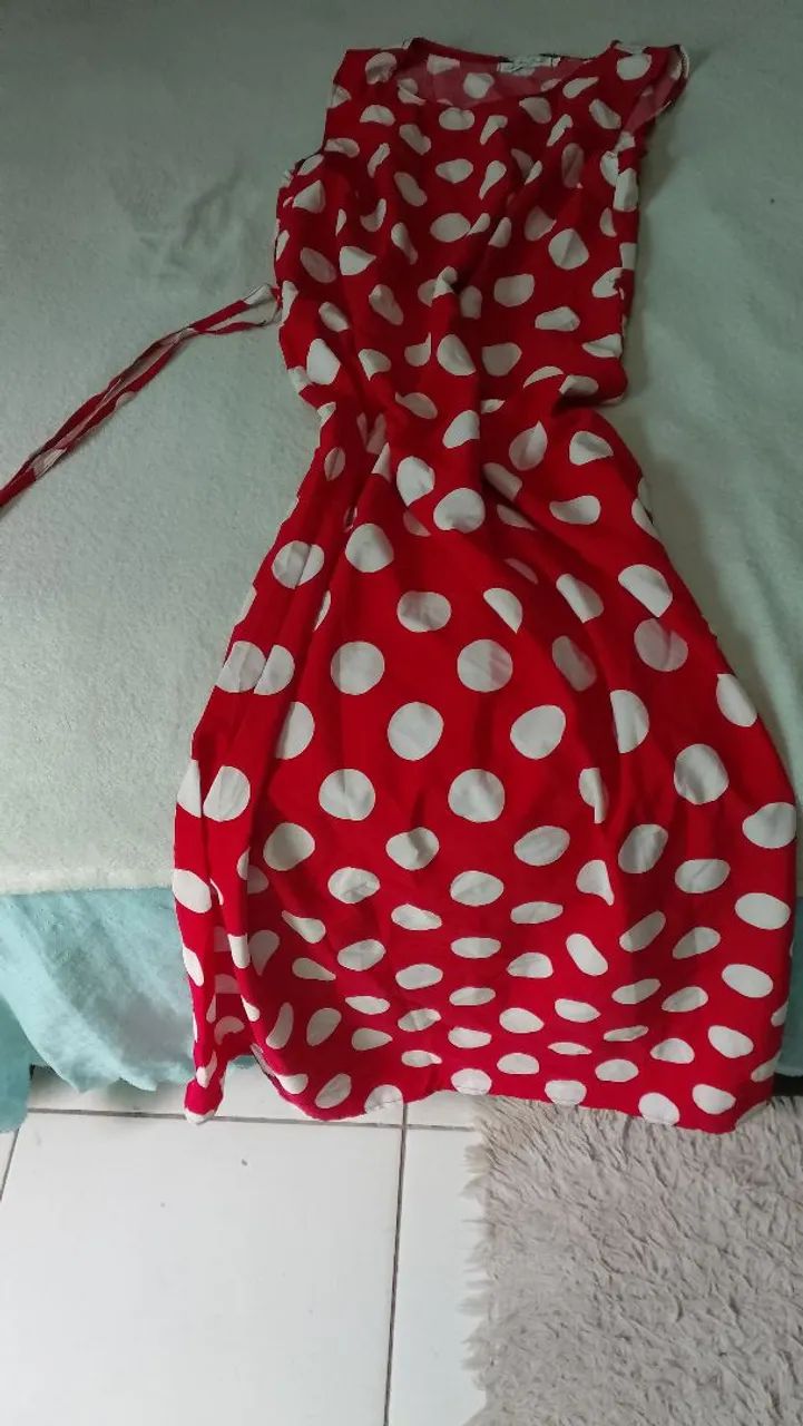 Vestido longo vermelho 