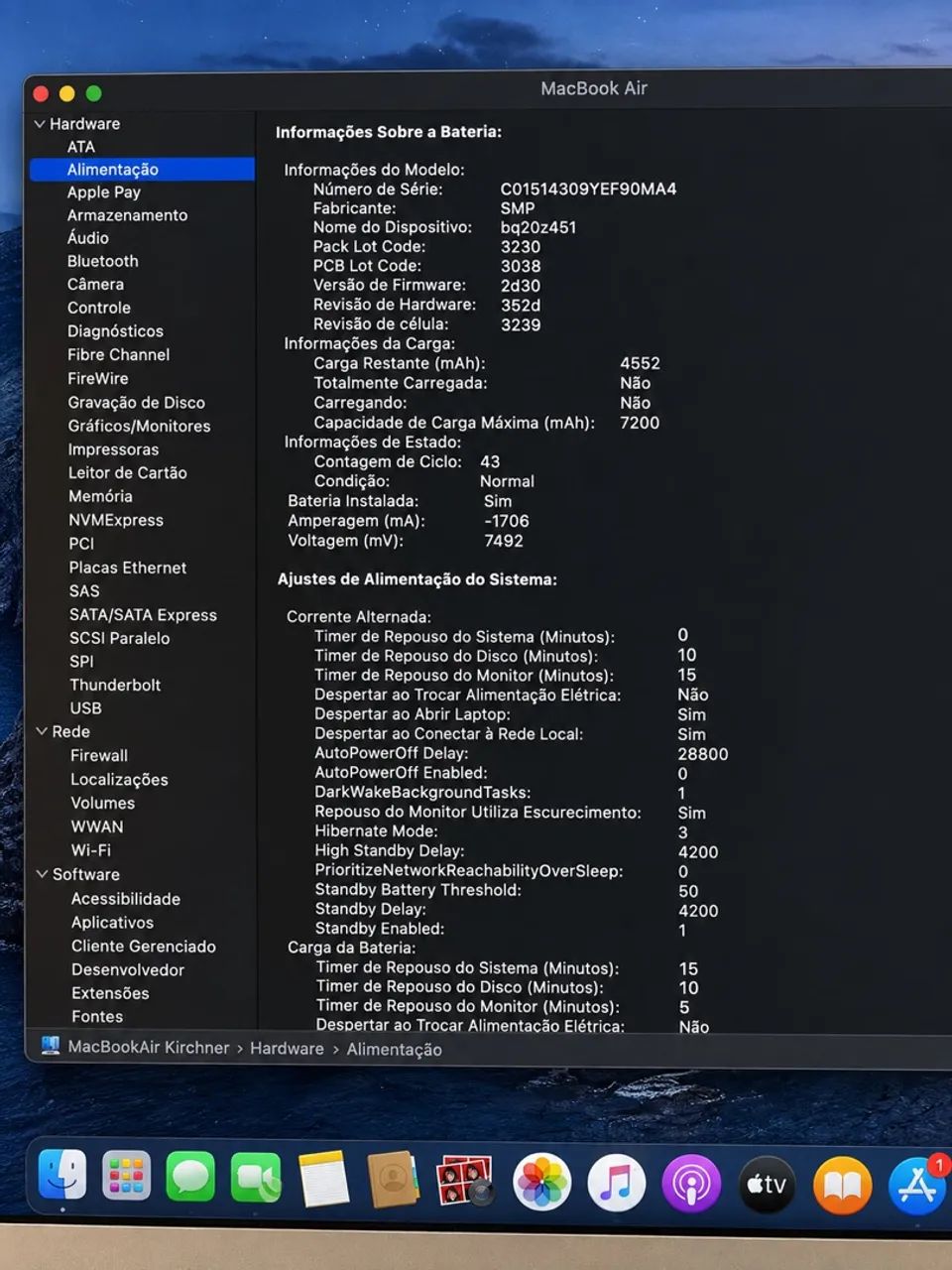 VENDO MACBOOK AIR 13 polegadas - Notebooks - Pedra Branca, Palhoça
