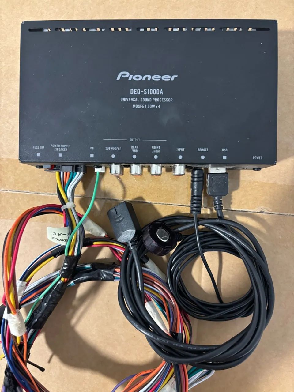 Processador de áudio Pionner DEQ-S1000A