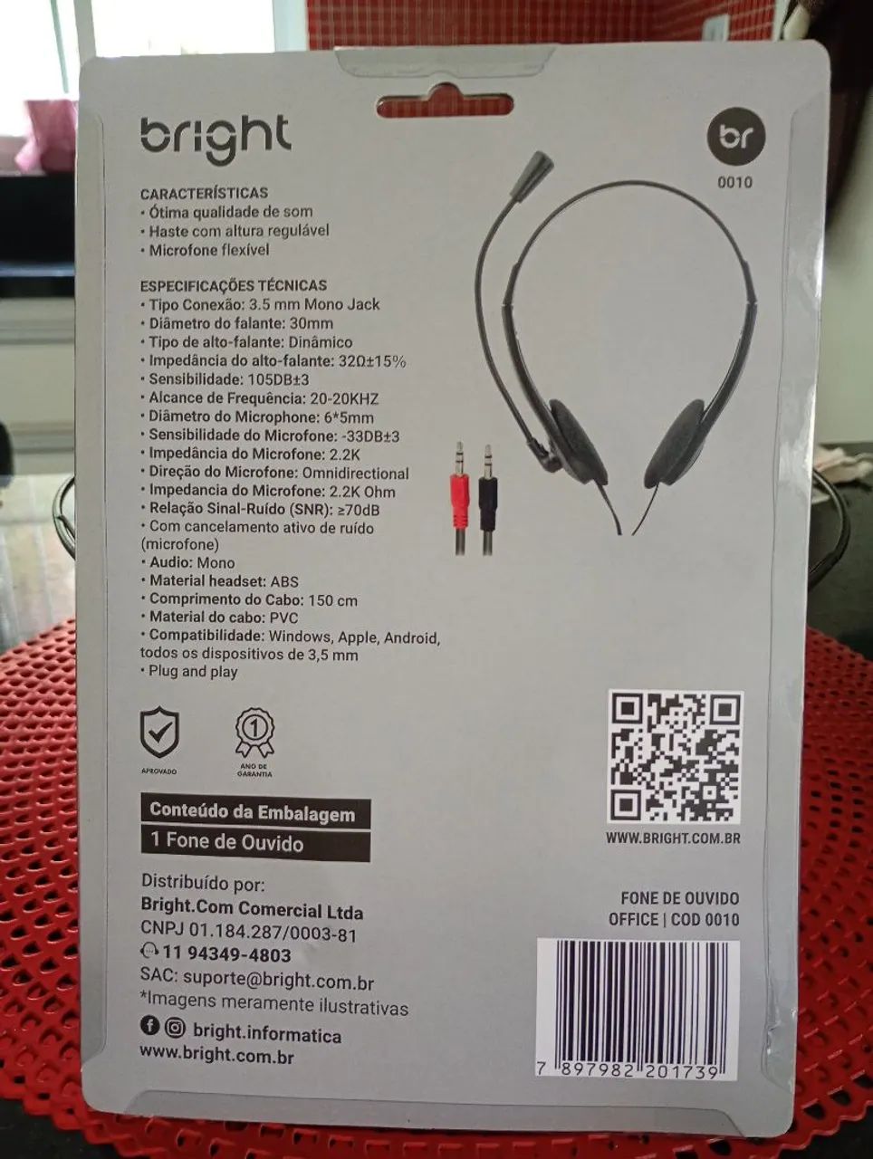Fone de ouvido office bright 0010 - Foto 5