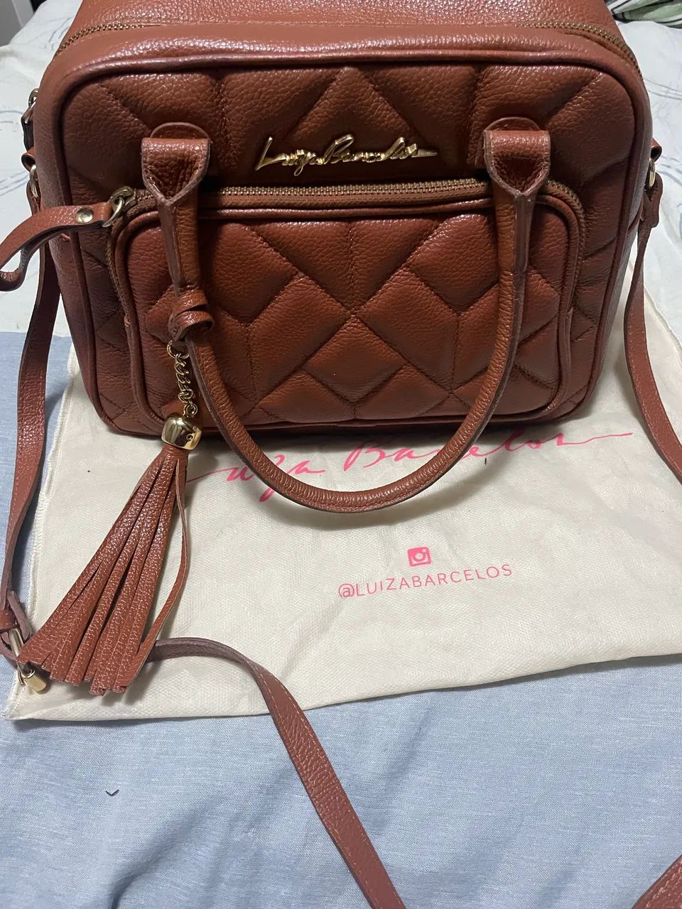 Bolsa marrom Luiza Barcelos  - Foto 2