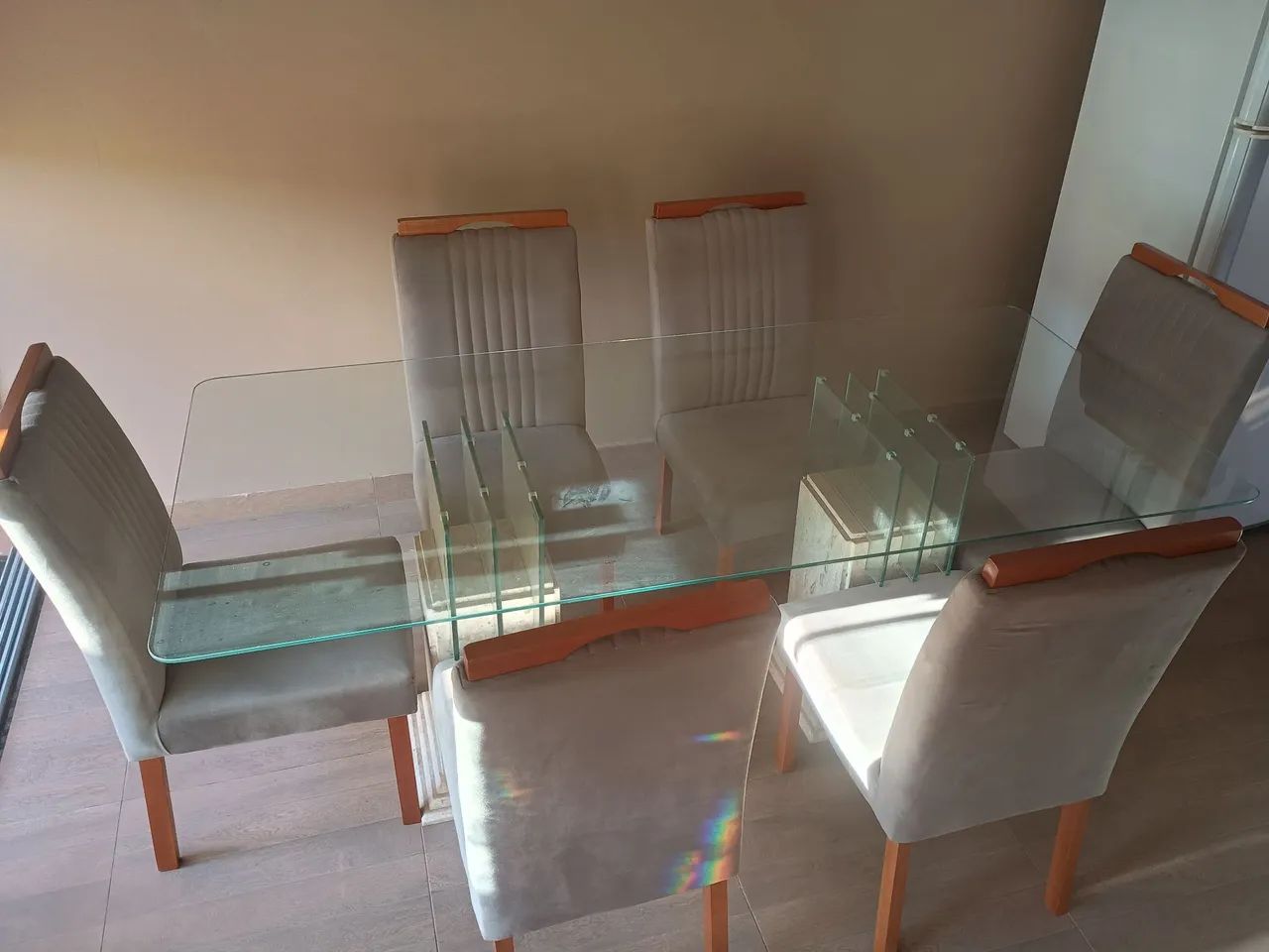 Mesa de vidro com cadeiras  - Foto 5