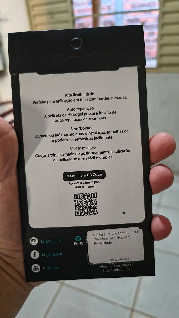 Película Hydrogel Privacy Premium KingShield - Xiaomi 14T / 14T Pro (Nova) - Foto 2