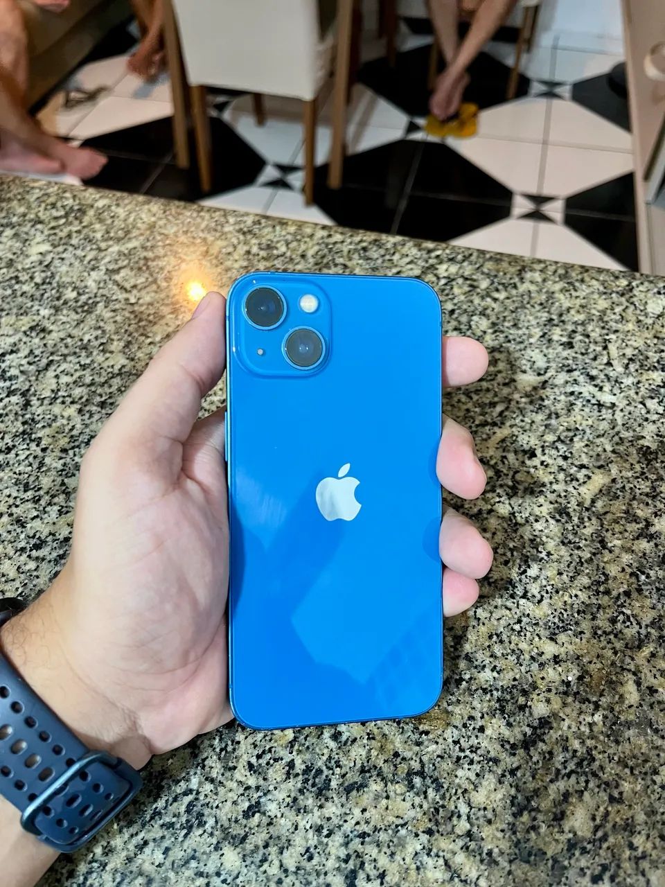 iPhone 13 Azul - 128 GB - Funcionando Perfeitamente - Foto 3