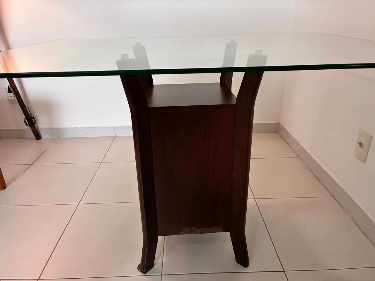 Mesa de jantar retangular 4 cadeiras  - Foto 2