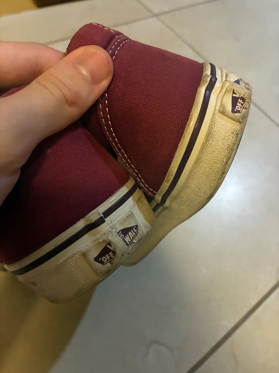 Tênis vans old school original vinho - Foto 5