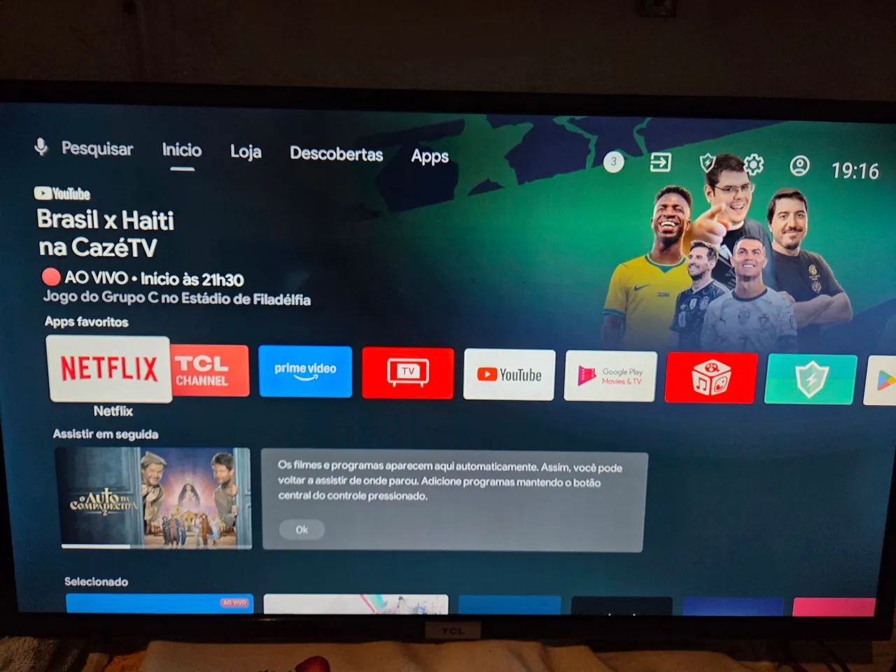 Smart TV 32 polegadas marca TCL , ótimas condições  - Foto 3