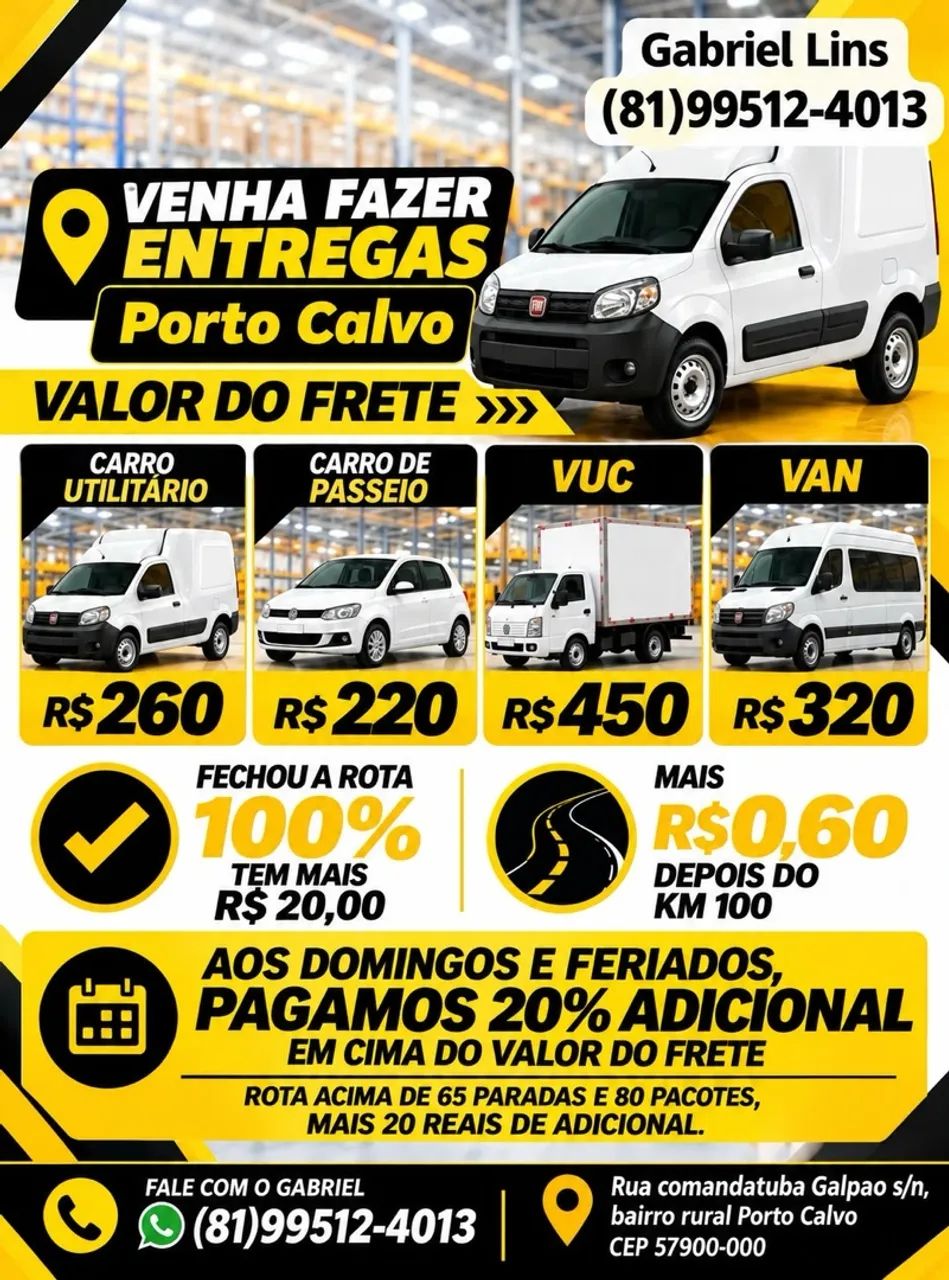 Agregamos veículos URGENTE 