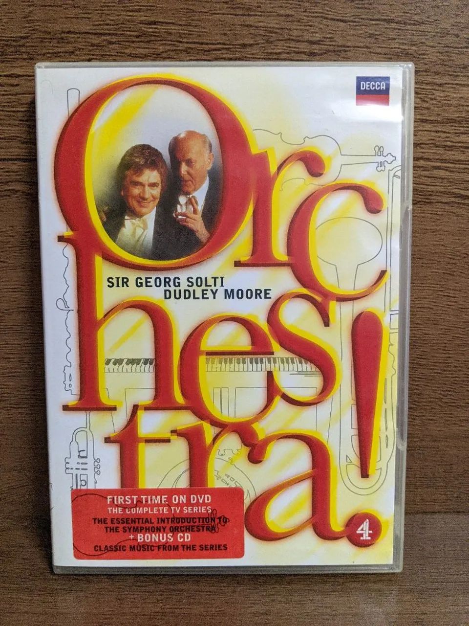 DVD Orchestra! (Série Completa) + CD Bônus | Sir Georg Solti & Dudley Moore