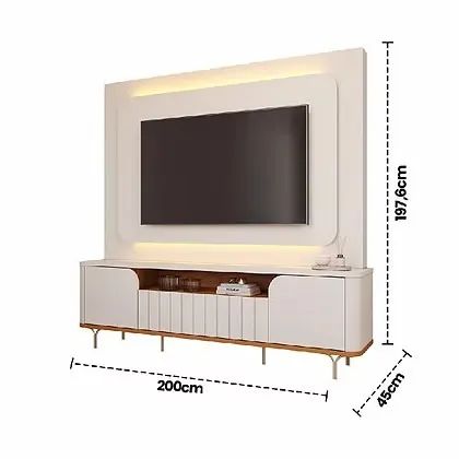 Home Diamantina 100% MDF, para Tvs ate 70" - Foto 3