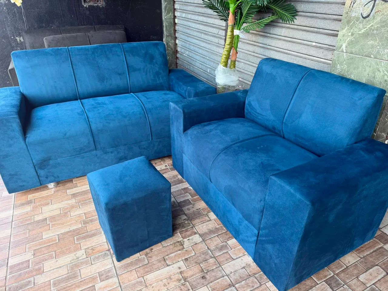 Conjunto de Sofá & Sofas Unitário com Puff  - Foto 5