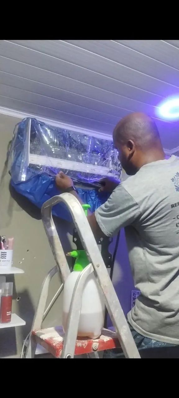 Limpeza de ar condicionado split 