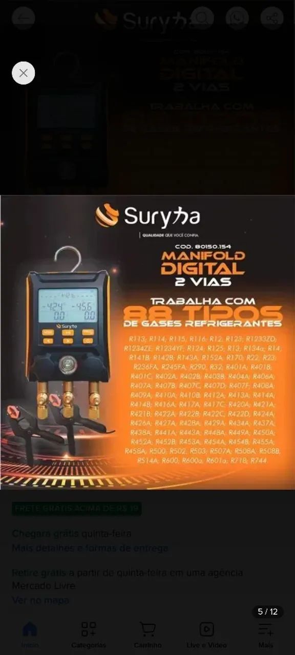 Manifold digital suryha 2vias bluetooth  - Foto 2