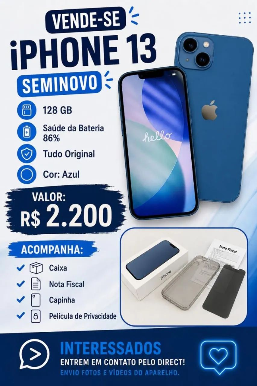 Celular iPhone 13