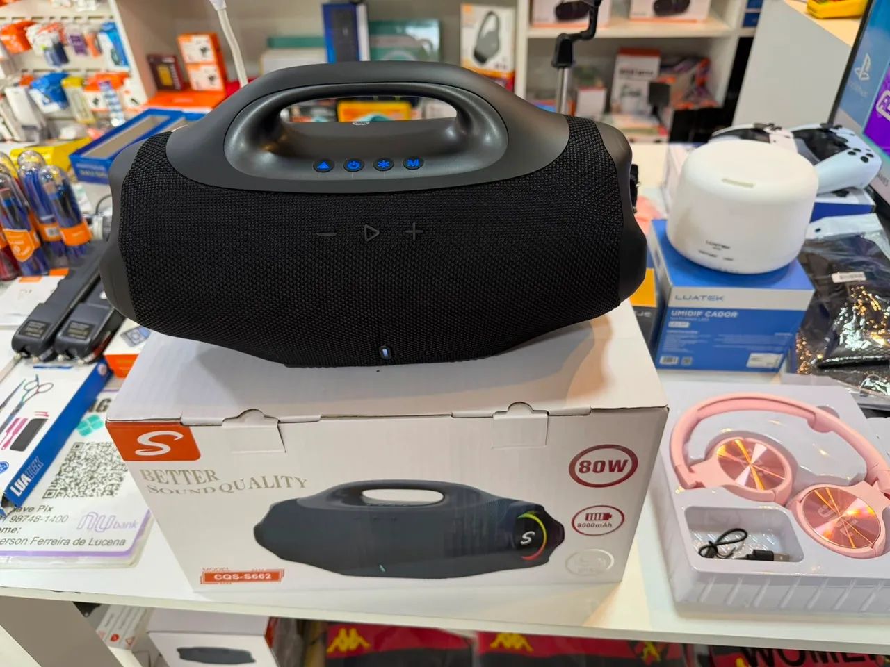 SOM BLUETOOTH PORTÁTIL 80W - Foto 3