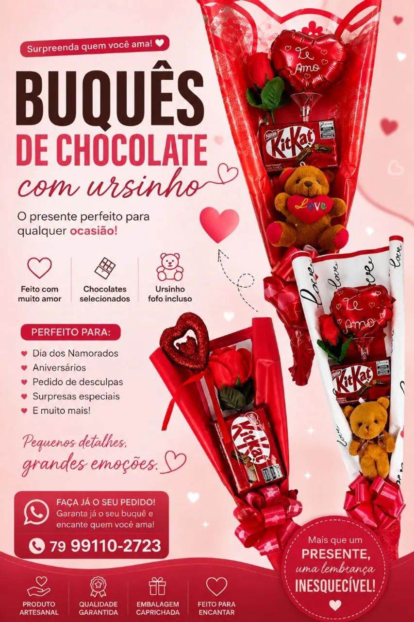 Buquê chocolate 